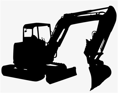 mini excavator clipart|excavator digging clip art.